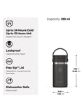 Hydro Flask travel mug wide mouth 355ml, UK version
