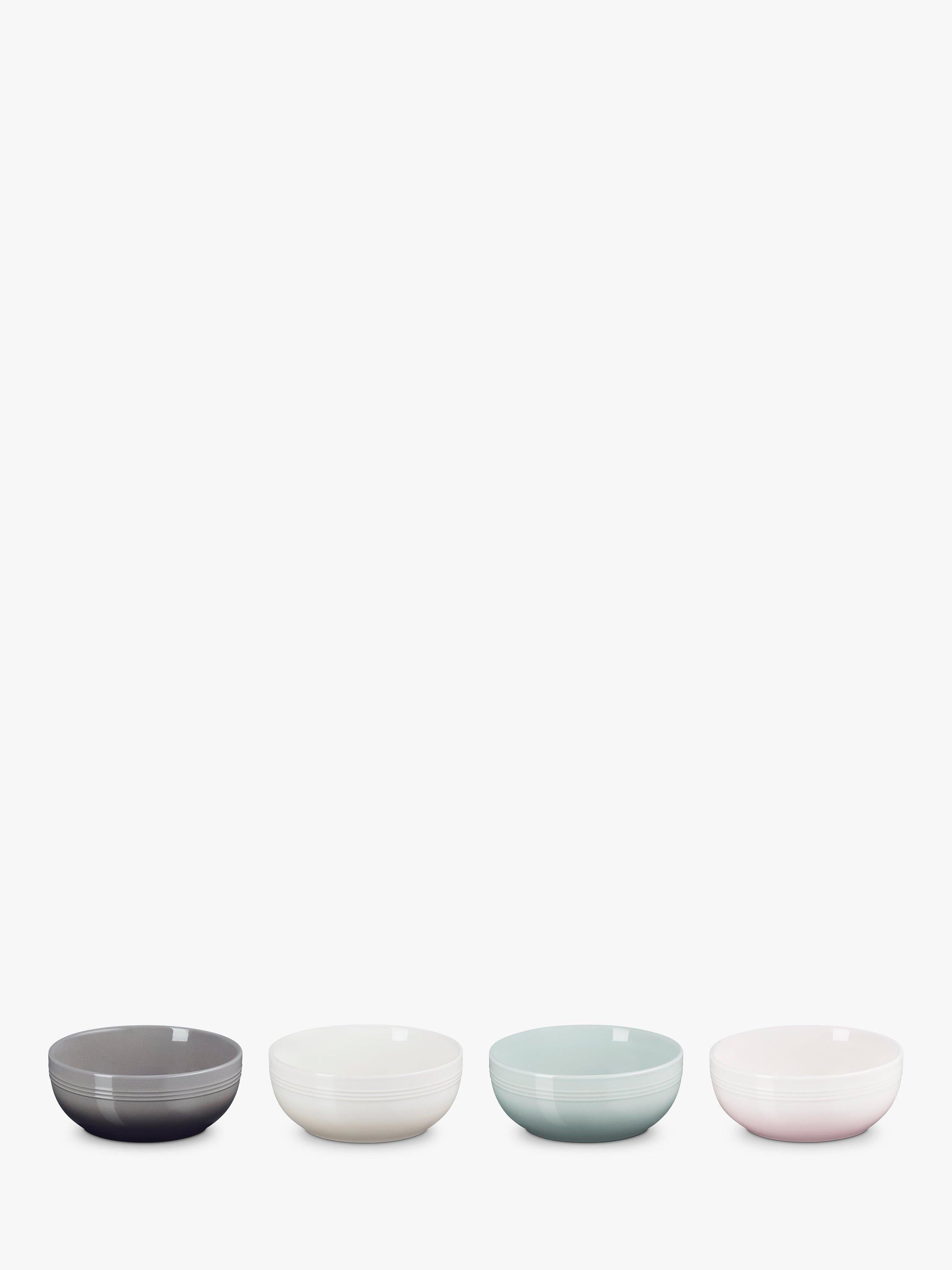 Stoneware Cereal Bowl Set of 4, 16cm, Assorted Colors
