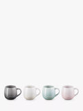 Le Creuset stoneware mugs in assorted colours, 320ml set of 4, UK version