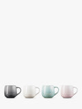 Le Creuset stoneware mugs in assorted colours, 320ml set of 4, UK version