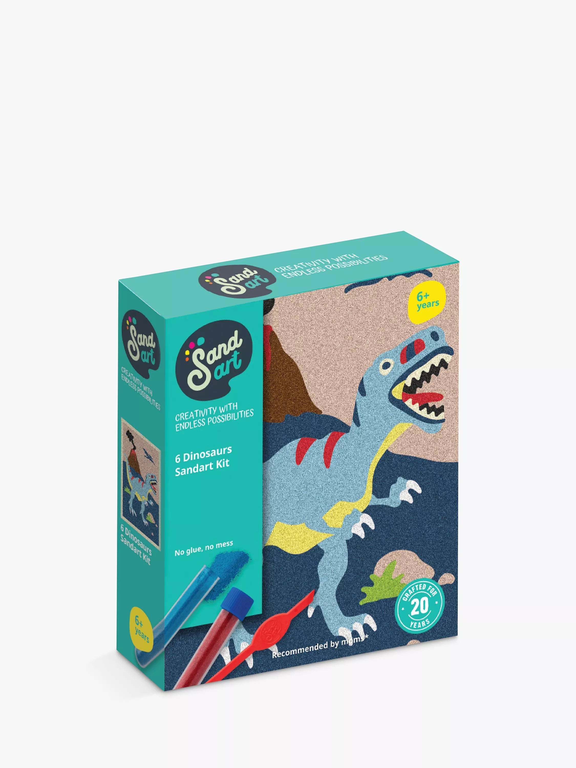 Sandart Dinosaur Sand Art Kit Vibrant Colours (British brand)