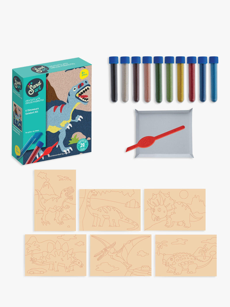 Sandart Dinosaur Sand Art Kit Vibrant Colours (British brand)