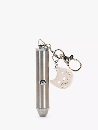 John Lewis Kikkerland Stainless Steel Cat Laser Pointer Interactive Cat Toy- Buy online at McGrocer