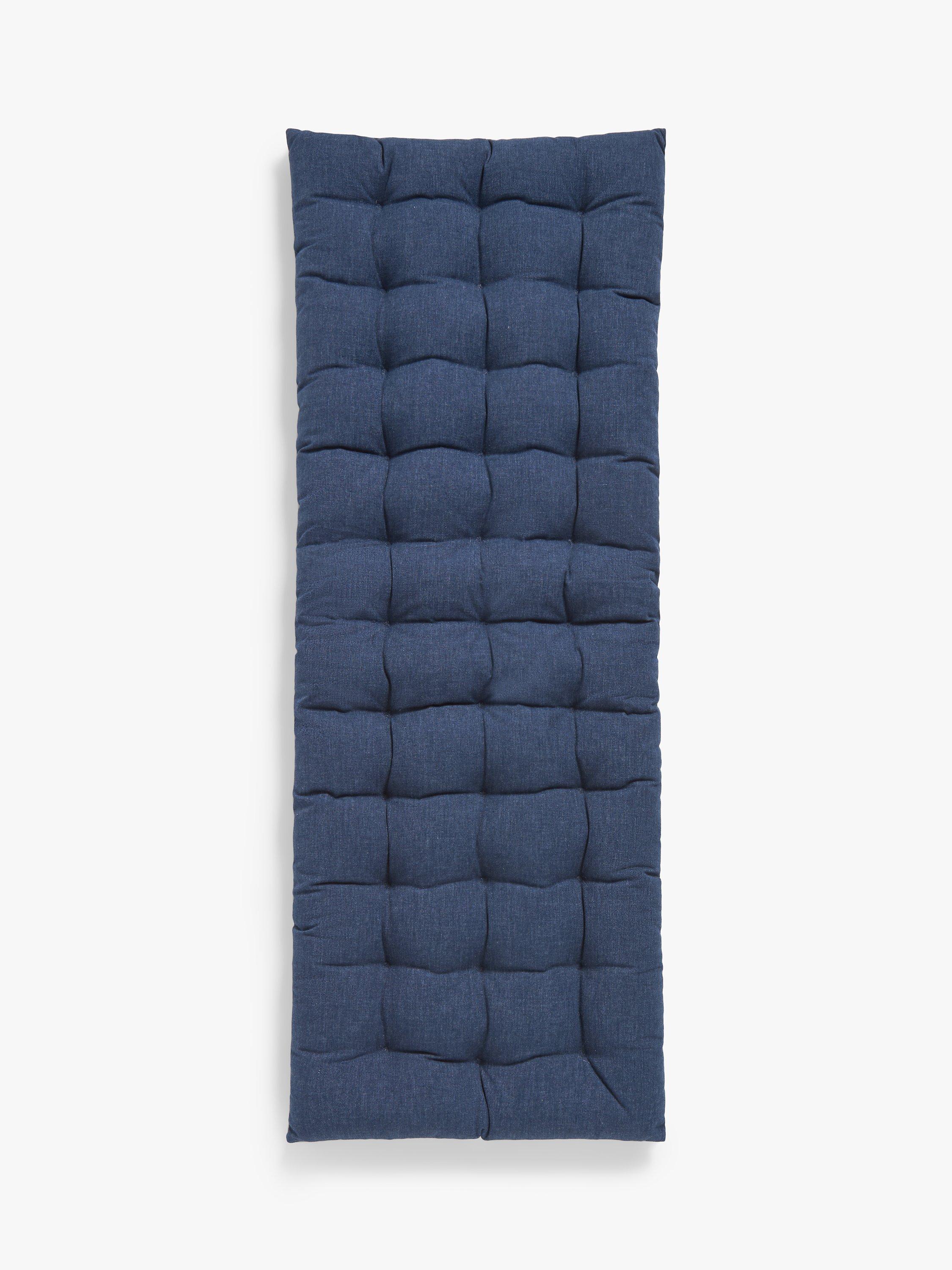 Coussin de banc intérieur extérieur John Lewis de 110 cm de large - Produit britannique