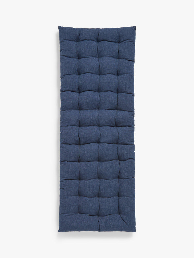Coussin de banc intérieur extérieur John Lewis de 110 cm de large - Produit britannique