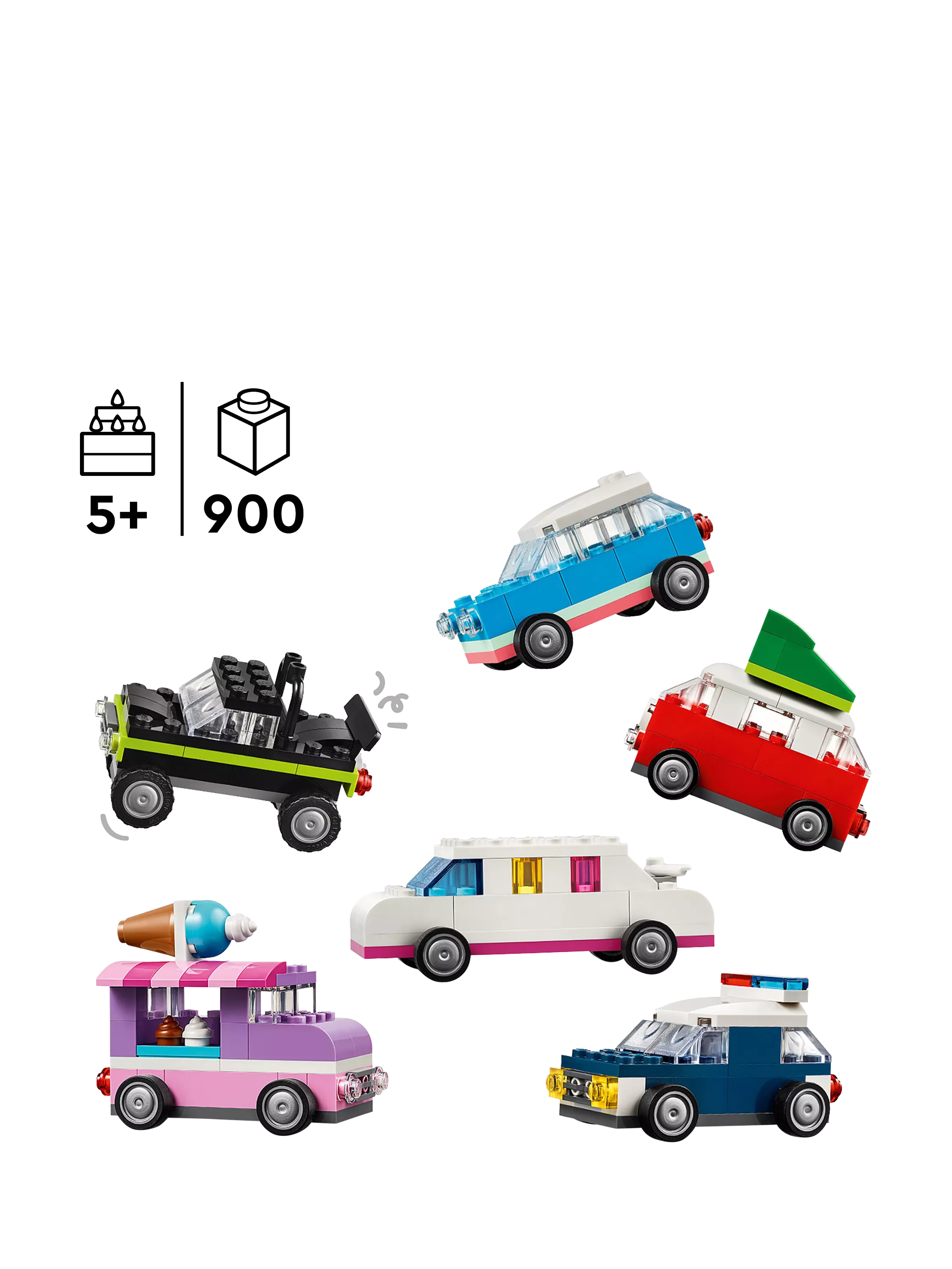 LEGO Classic Creative Vehicles building block set, UK version