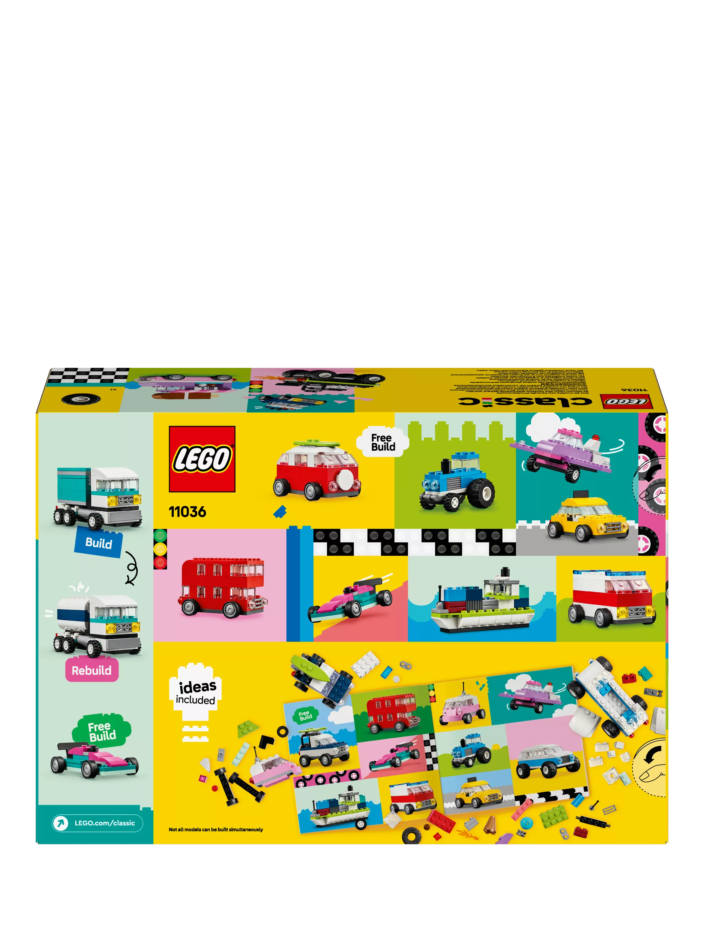 LEGO Classic Creative Vehicles building block set, UK version