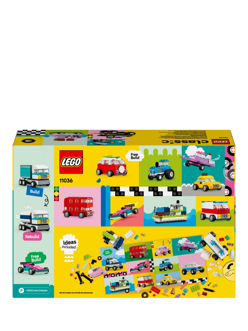 LEGO Classic Creative Vehicles building block set, UK version