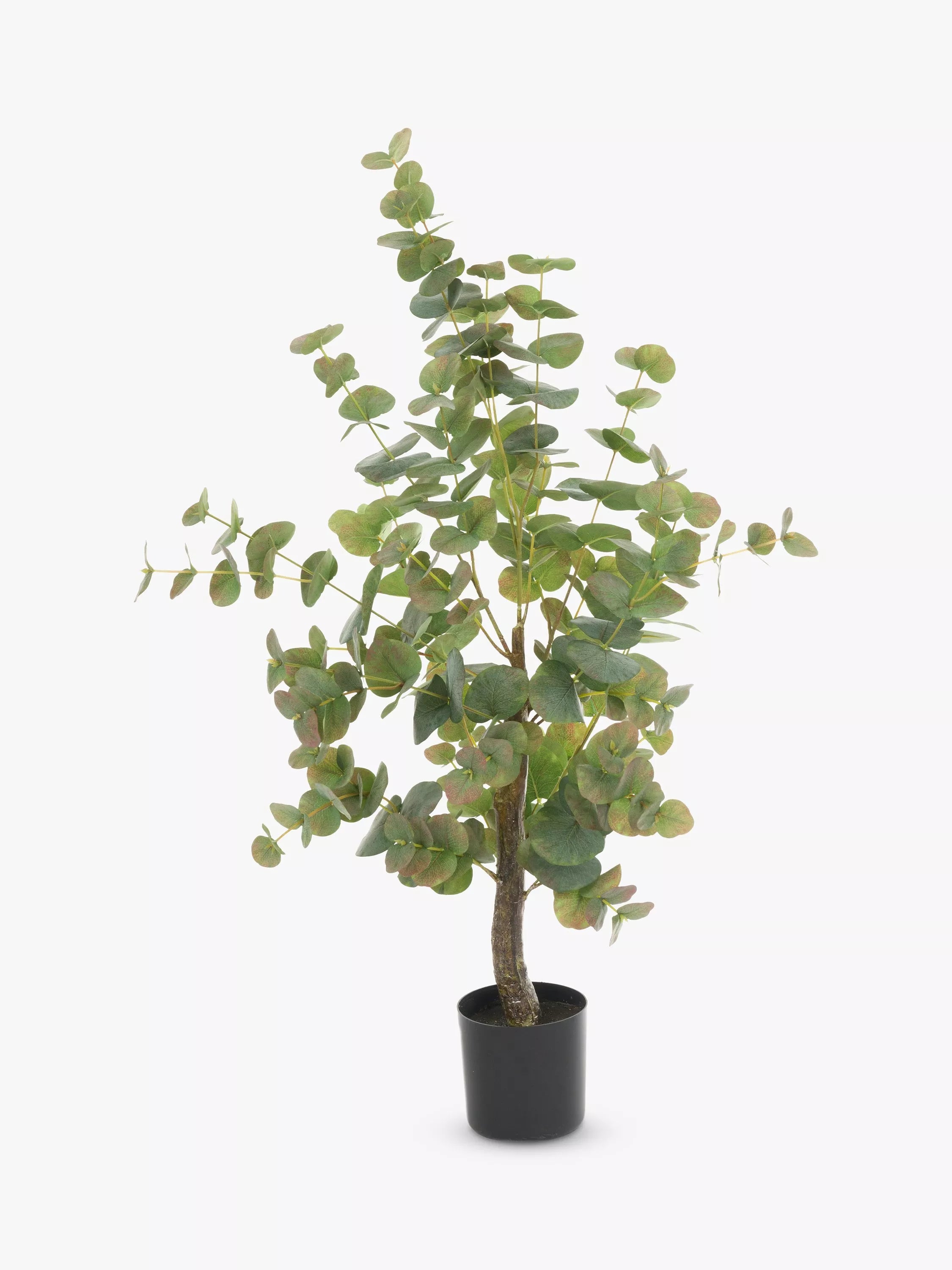 Floralsilk artificial eucalyptus tree in pot, green, 94cm height - British product