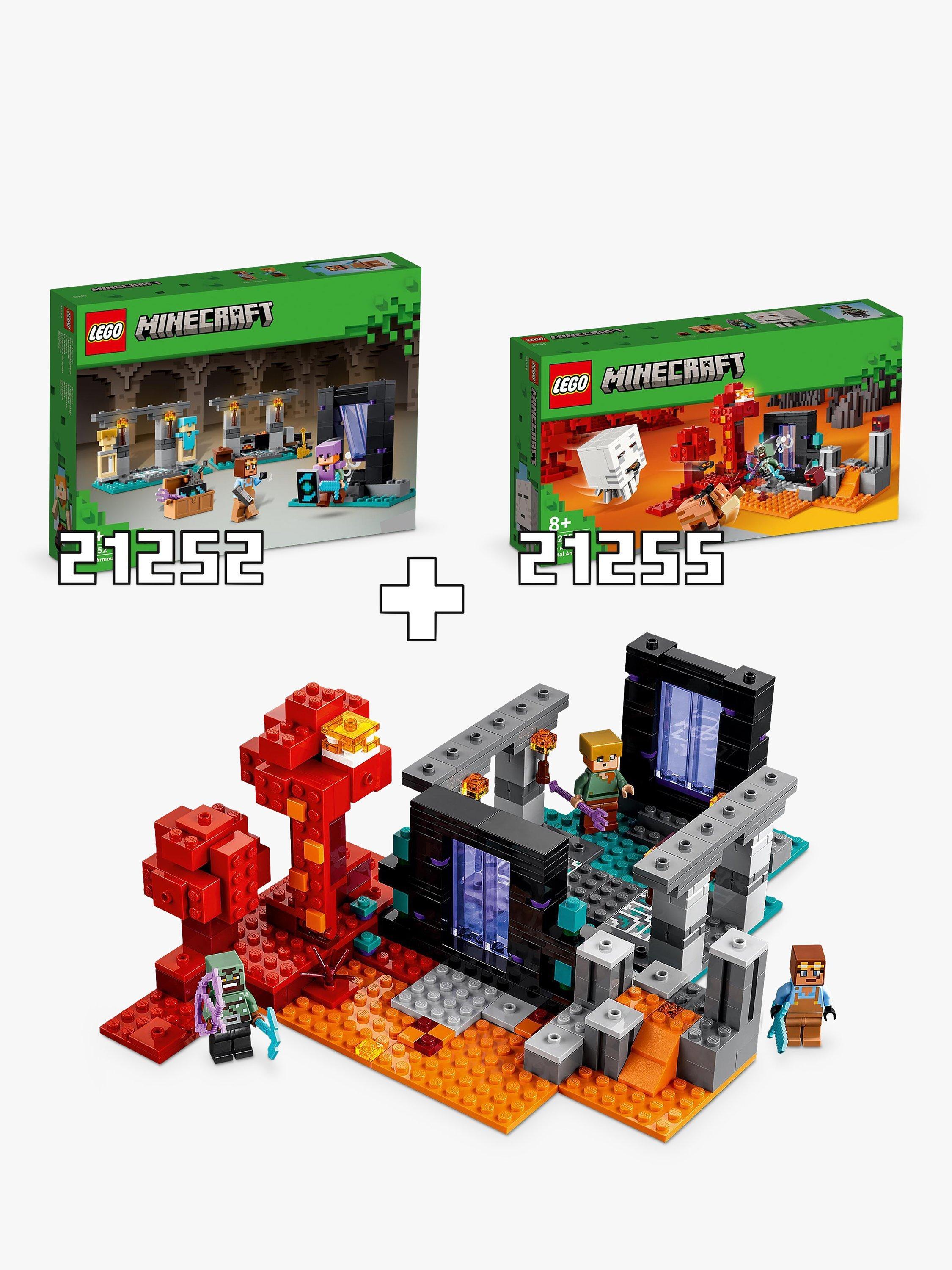 LEGO Minecraft Armoury Building Set with Character Figures (British brand)