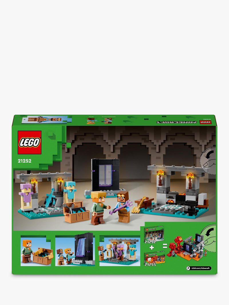 LEGO Minecraft Armoury Building Set with Character Figures (British brand)