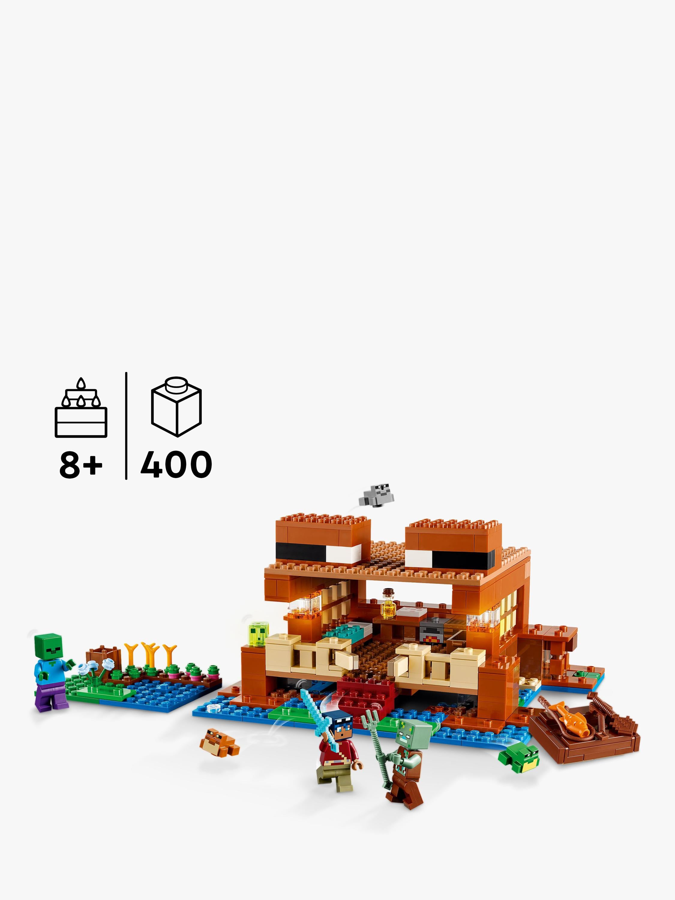 LEGO Minecraft Frog House building set 400 pieces, UK version