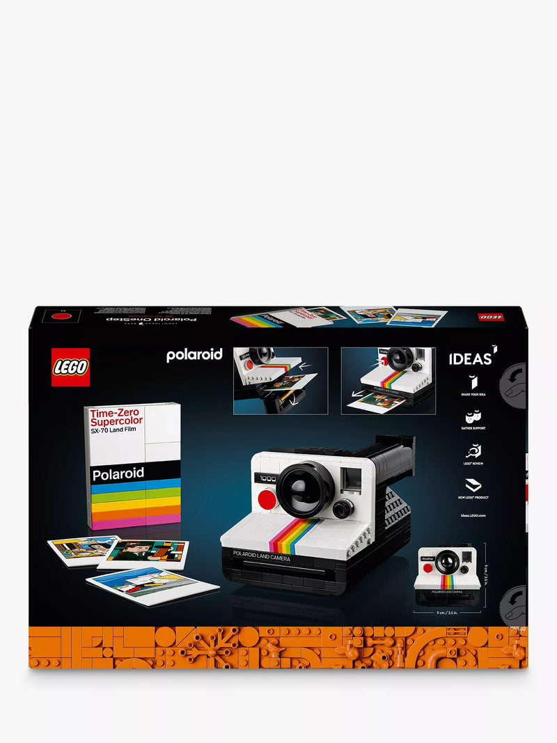 LEGO Ideas Polaroid OneStep SX-70 building set 516 pieces - British product