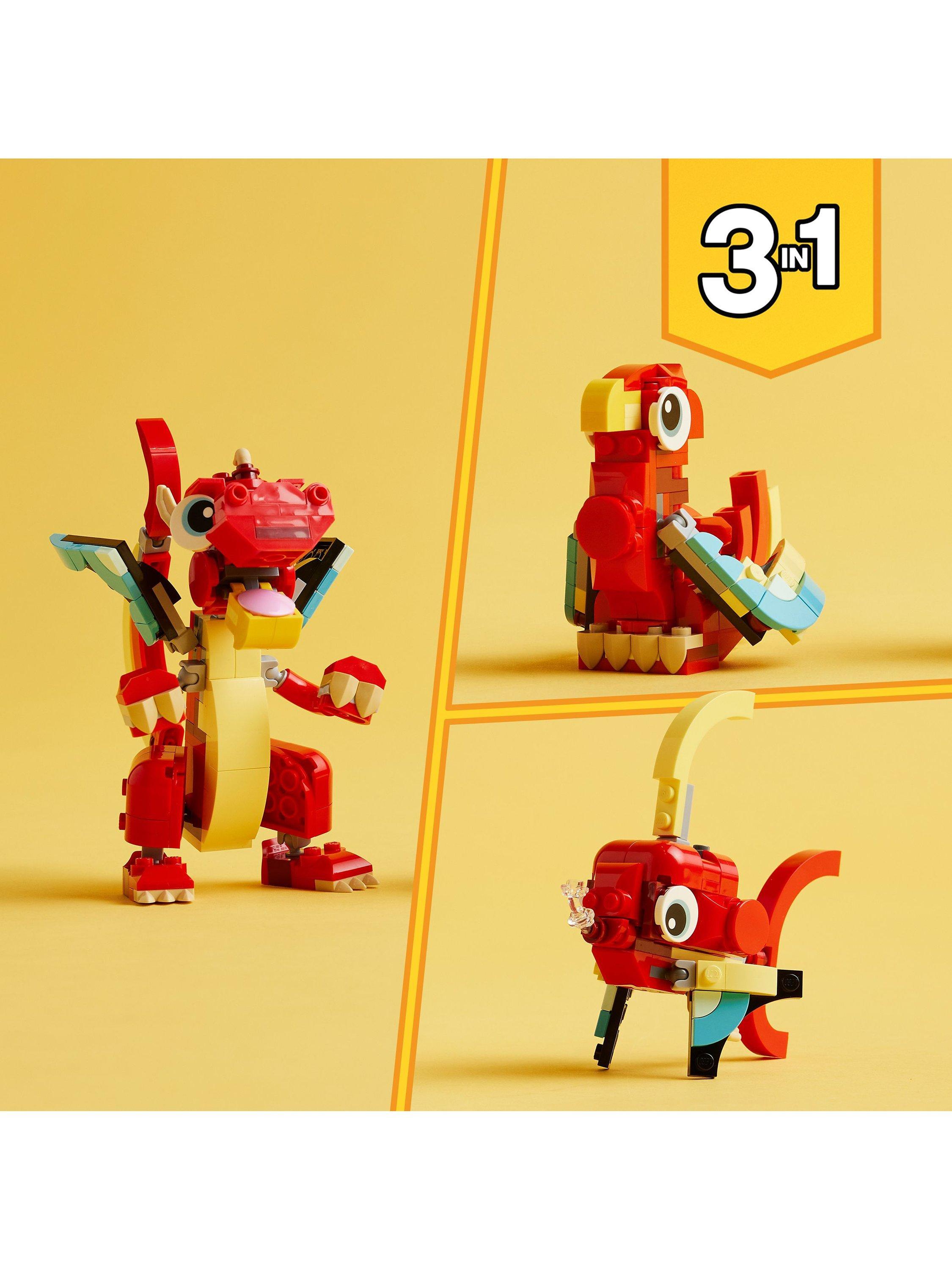 LEGO Creator Red Dragon building set 149 pieces, imported from the UK