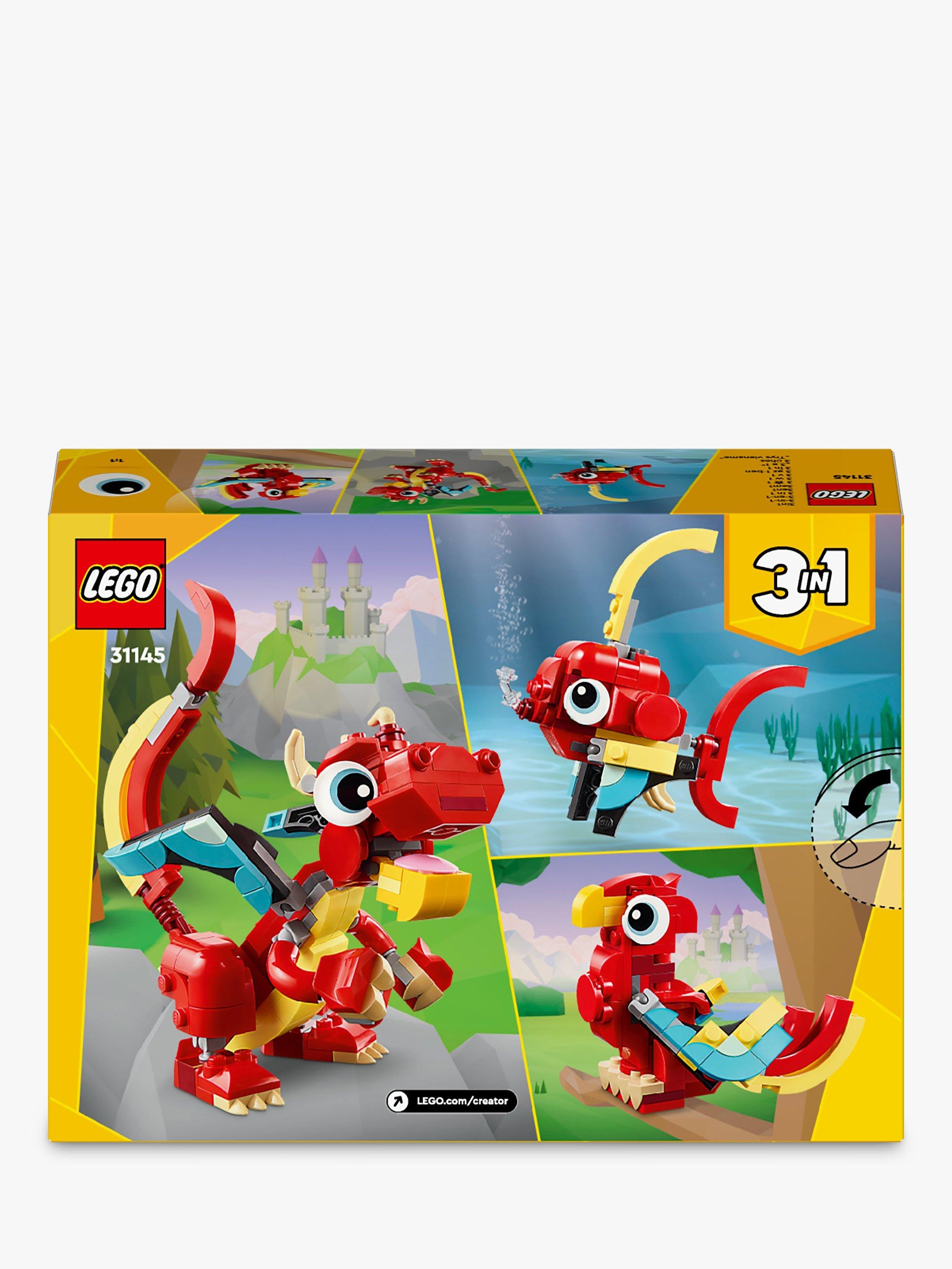 LEGO Creator Red Dragon building set 149 pieces, imported from the UK
