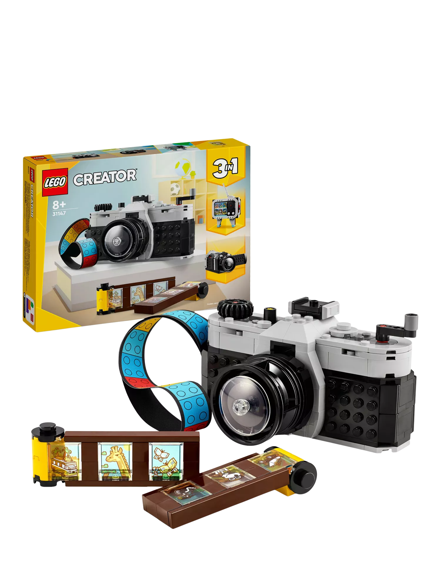 LEGO Creator 3in1 Retro Camera toy 261 pieces - British product