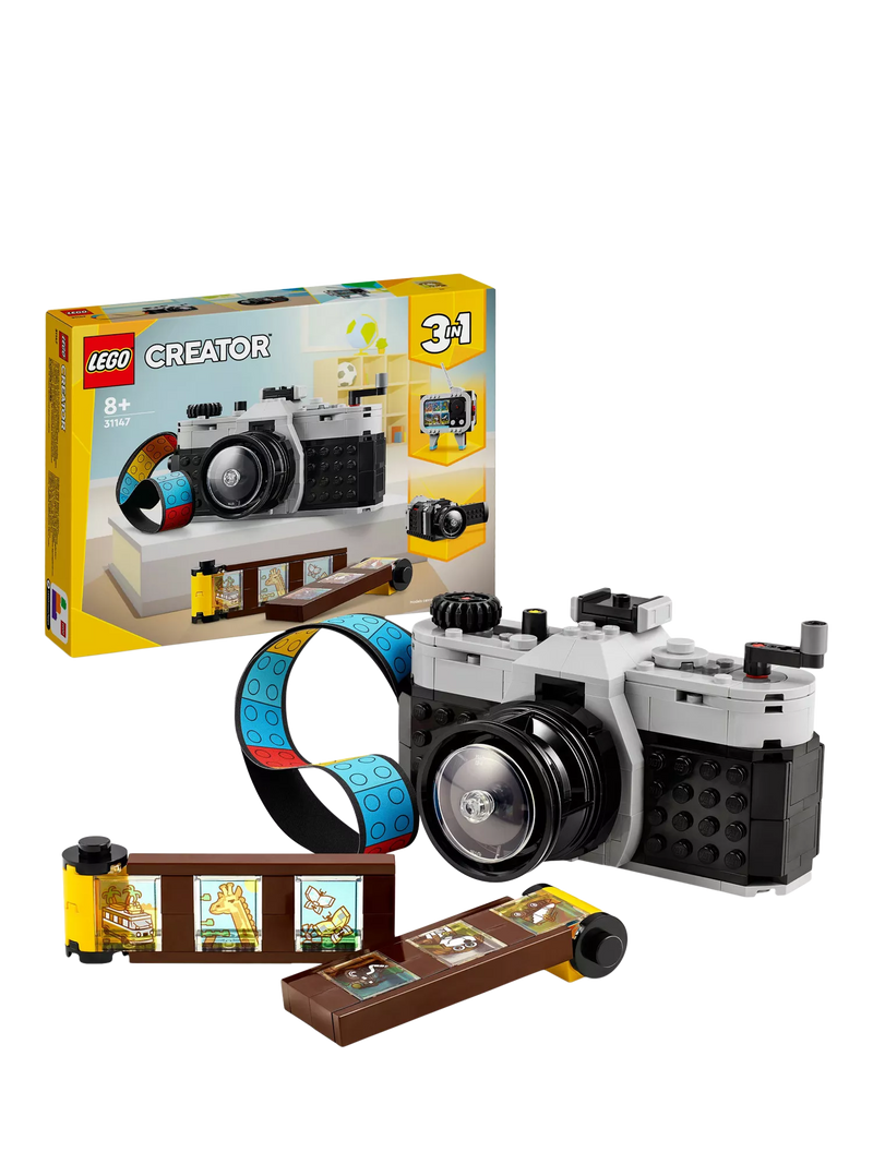 LEGO Creator 3in1 Retro Camera toy 261 pieces - British product