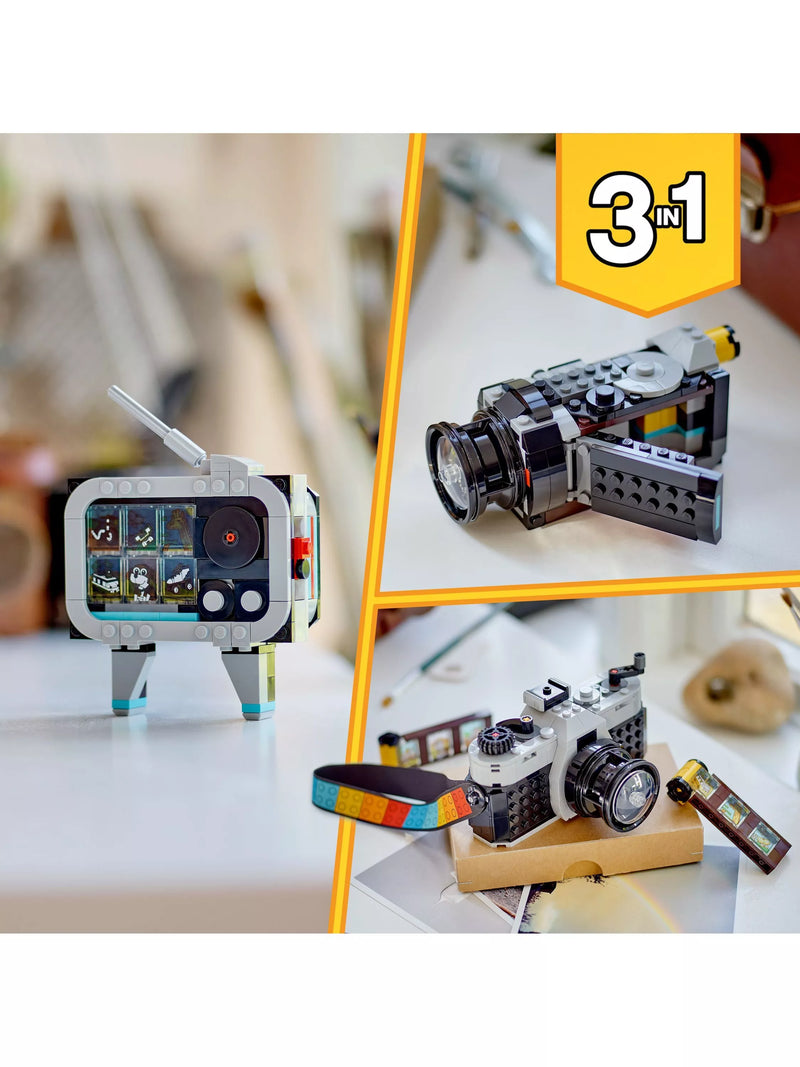 LEGO Creator 3in1 Retro Camera toy 261 pieces - British product