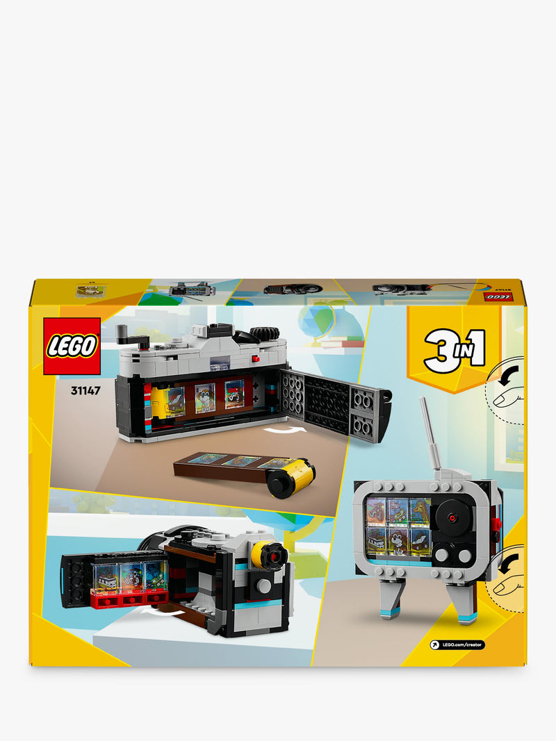 LEGO Creator 3in1 Retro Camera toy 261 pieces - British product