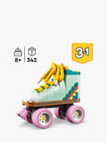 LEGO Creator 3in1 Retro Roller Skate and Toy Skateboard Building Set 342 Pieces, UK version