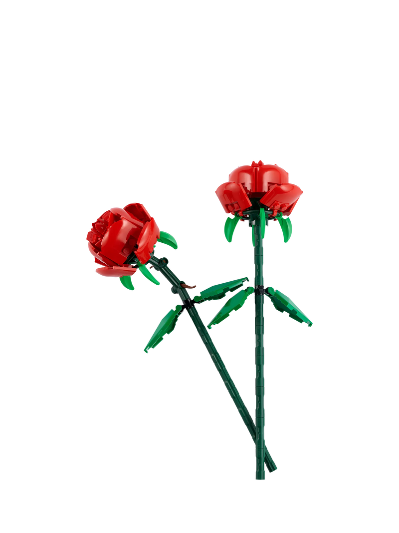 LEGO Botanicals red rose building set 120 pieces, imported from the UK
