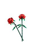 LEGO Botanicals red rose building set 120 pieces, imported from the UK