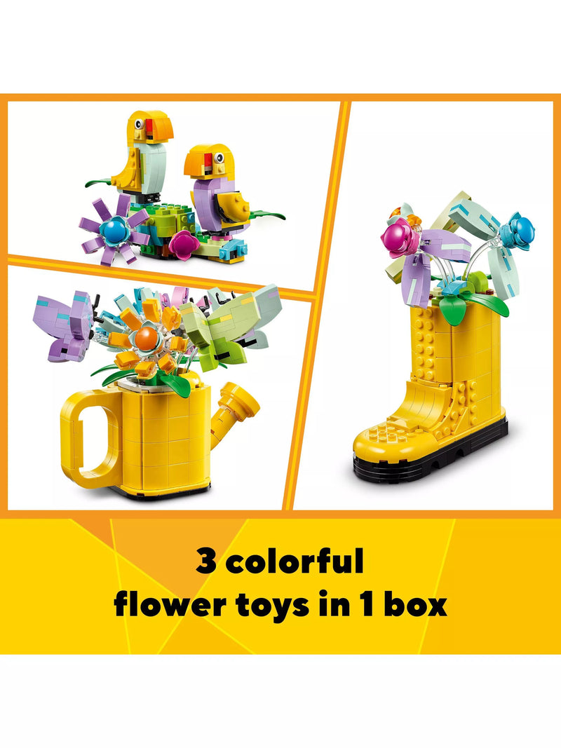 LEGO Creator 3in1 Flowers watering can building set, UK version