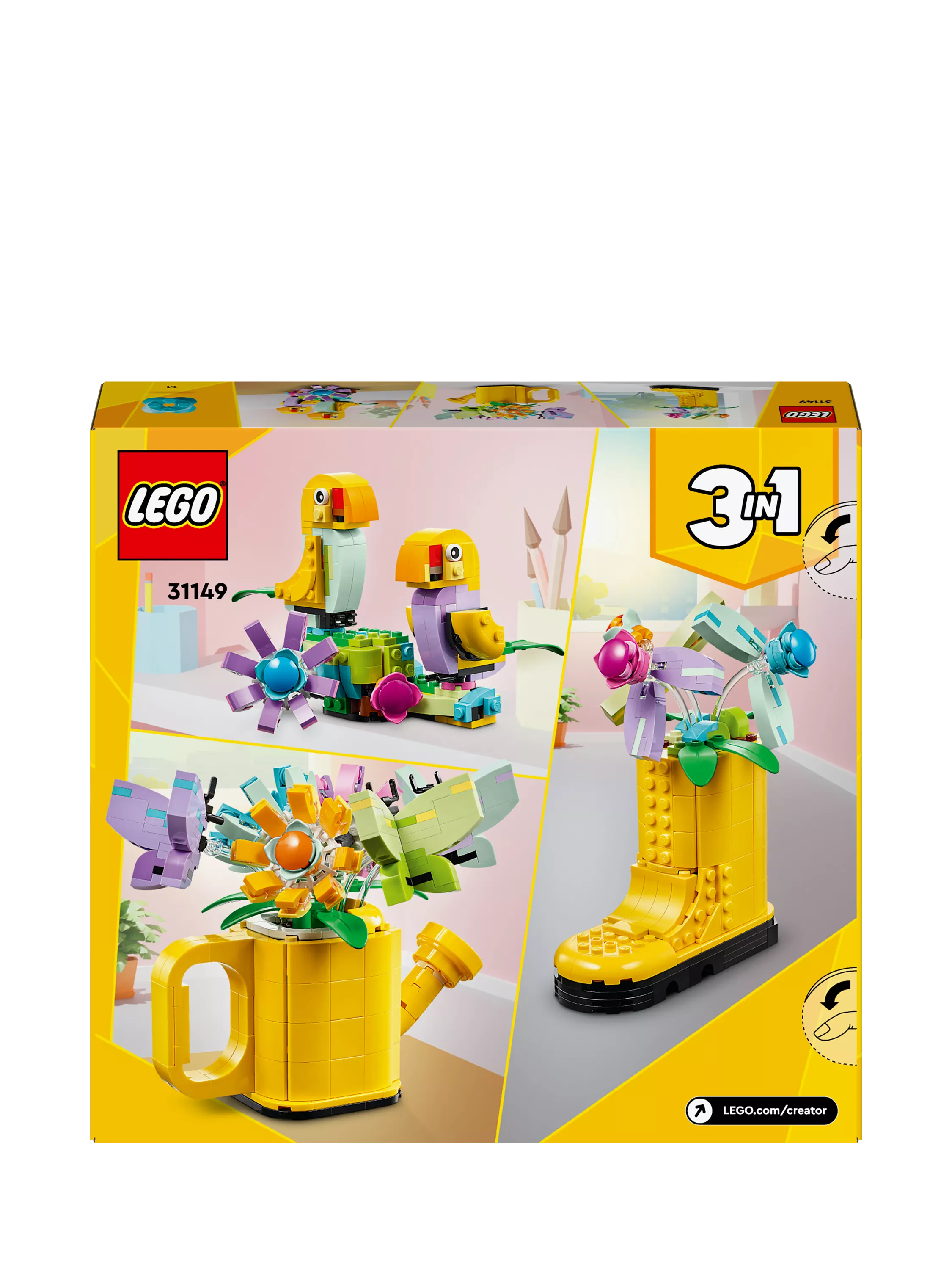 LEGO Creator 3in1 Flowers watering can building set, UK version