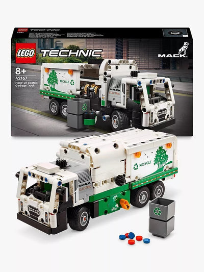John Lewis LEGO Technic Mack LR Electric Garbage Truck Toy 42167- Buy online at McGrocer