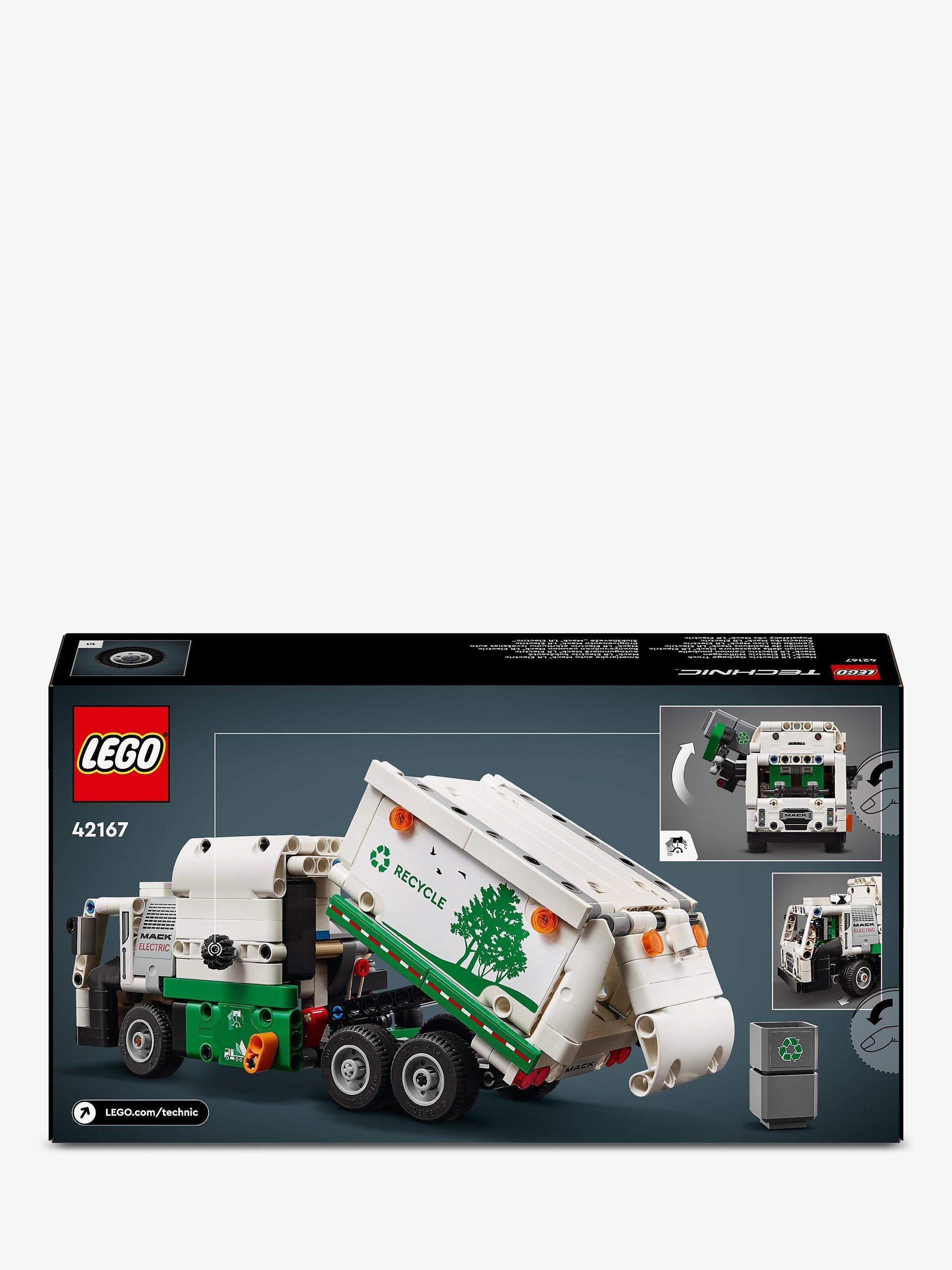 LEGO Technic Mack LR Electric garbage truck toy - British product