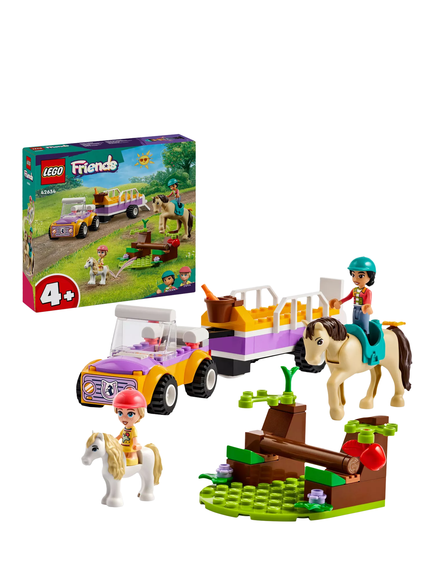LEGO Friends Horse and Pony Trailer set 105 pieces, UK version
