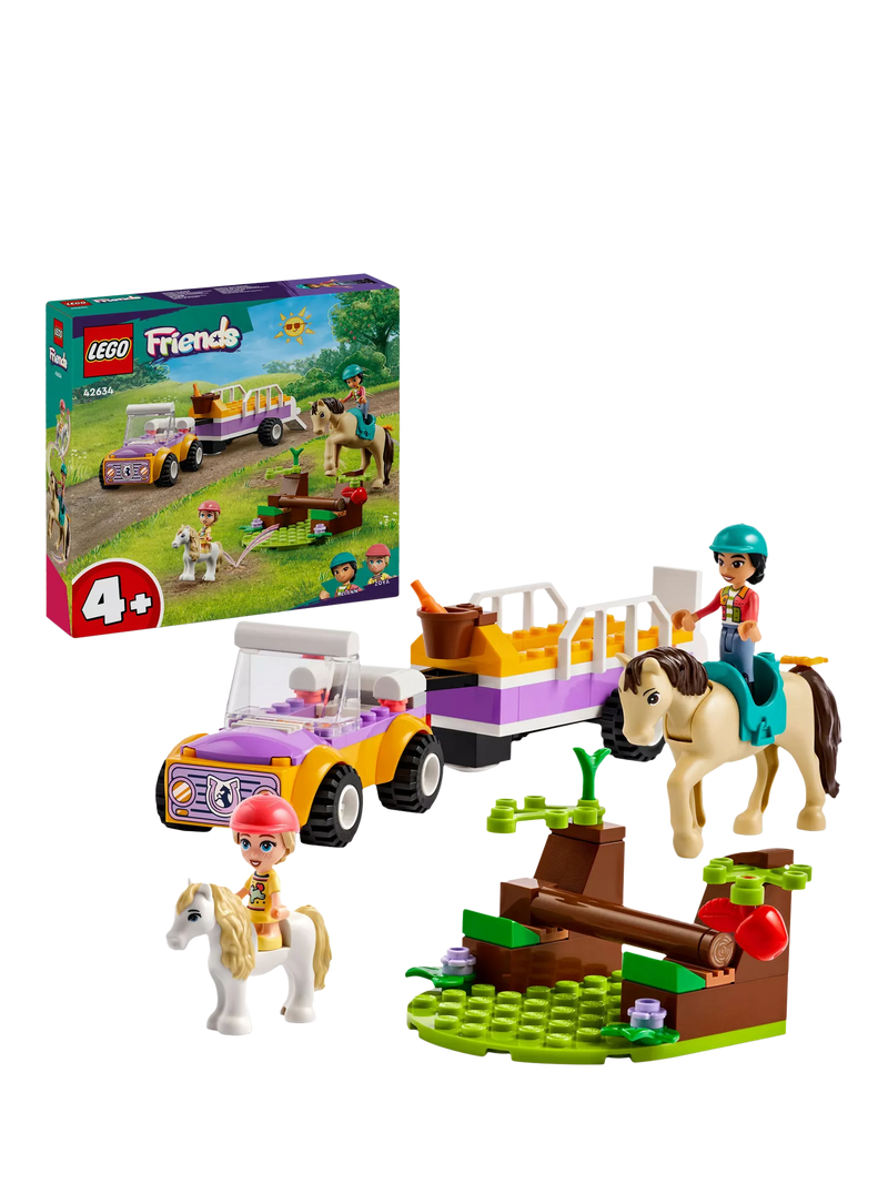 LEGO Friends Horse and Pony Trailer set 105 pieces, UK version