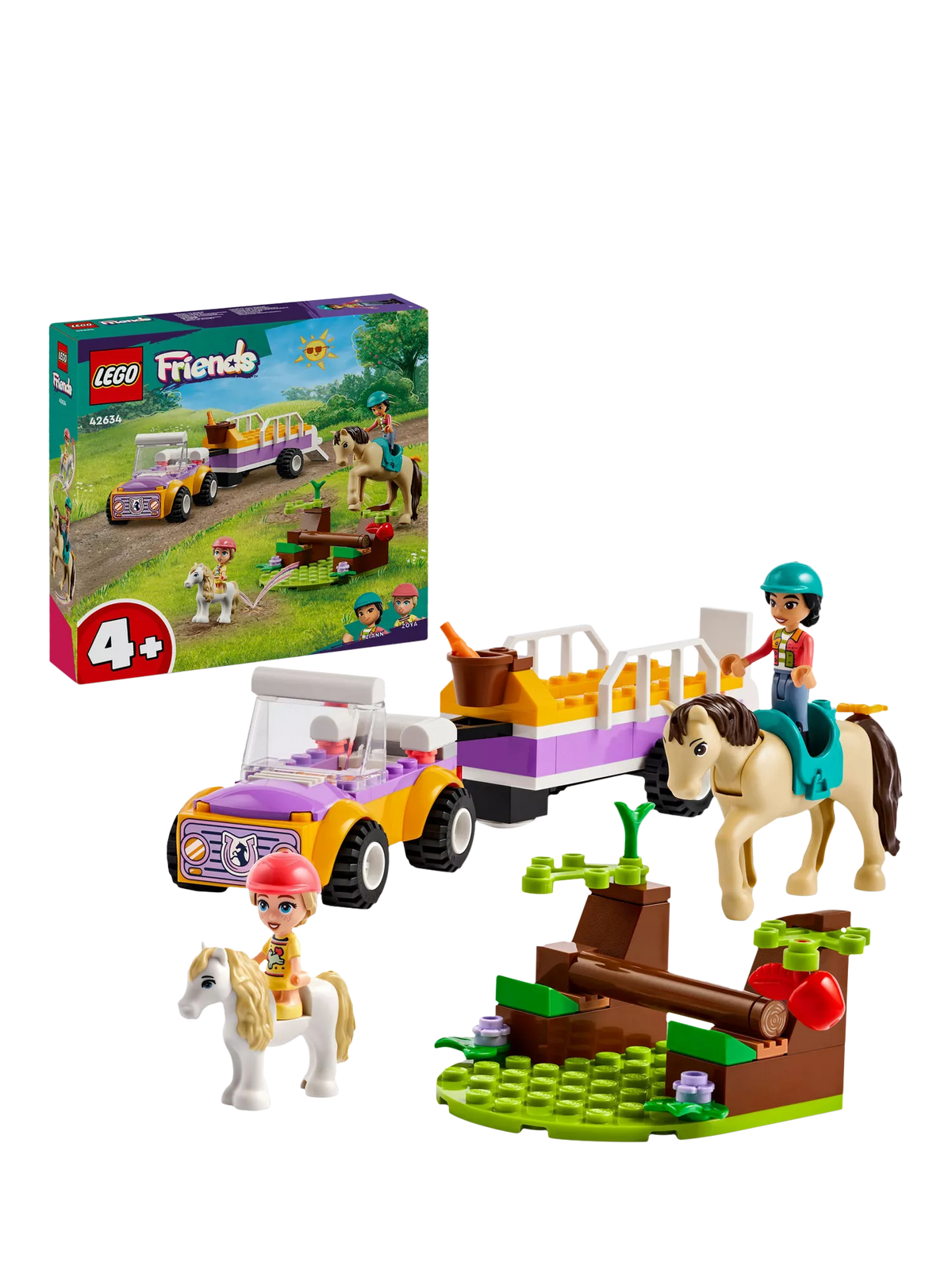 LEGO Friends Horse and Pony Trailer set 105 pieces, UK version
