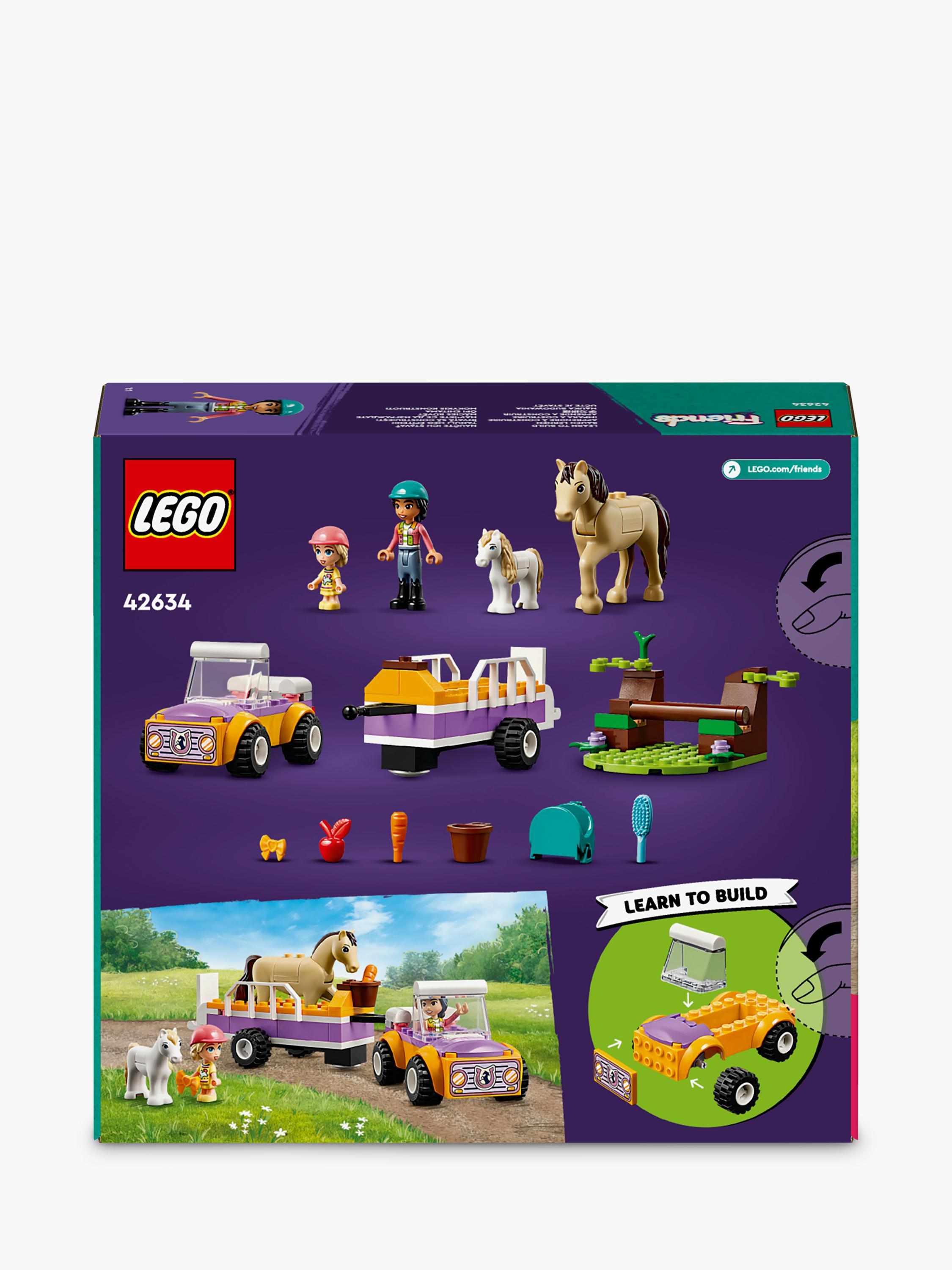 LEGO Friends Horse and Pony Trailer set 105 pieces, UK version
