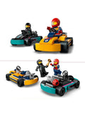 Go-Karts and Race Drivers Toy Set with 99 Pieces, UK version