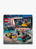 Go-Karts and Race Drivers Toy Set with 99 Pieces, UK version