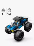 LEGO City blue monster truck toy vehicle building set, UK version