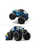 LEGO City blue monster truck toy vehicle building set, UK version