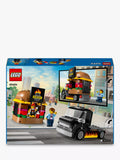 LEGO City Burger Van Food Truck Toy Set, UK version