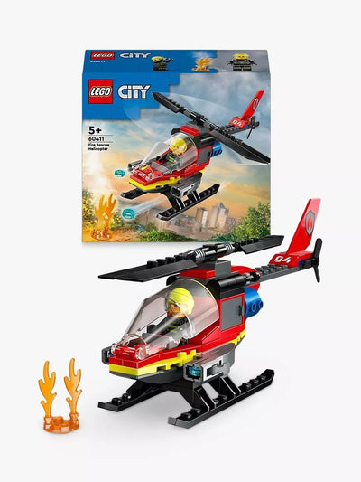 John Lewis LEGO City Fire Rescue Helicopter Building Set 85 Pieces- Buy online at McGrocer