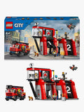 LEGO City Fire Station toy playset, UK version