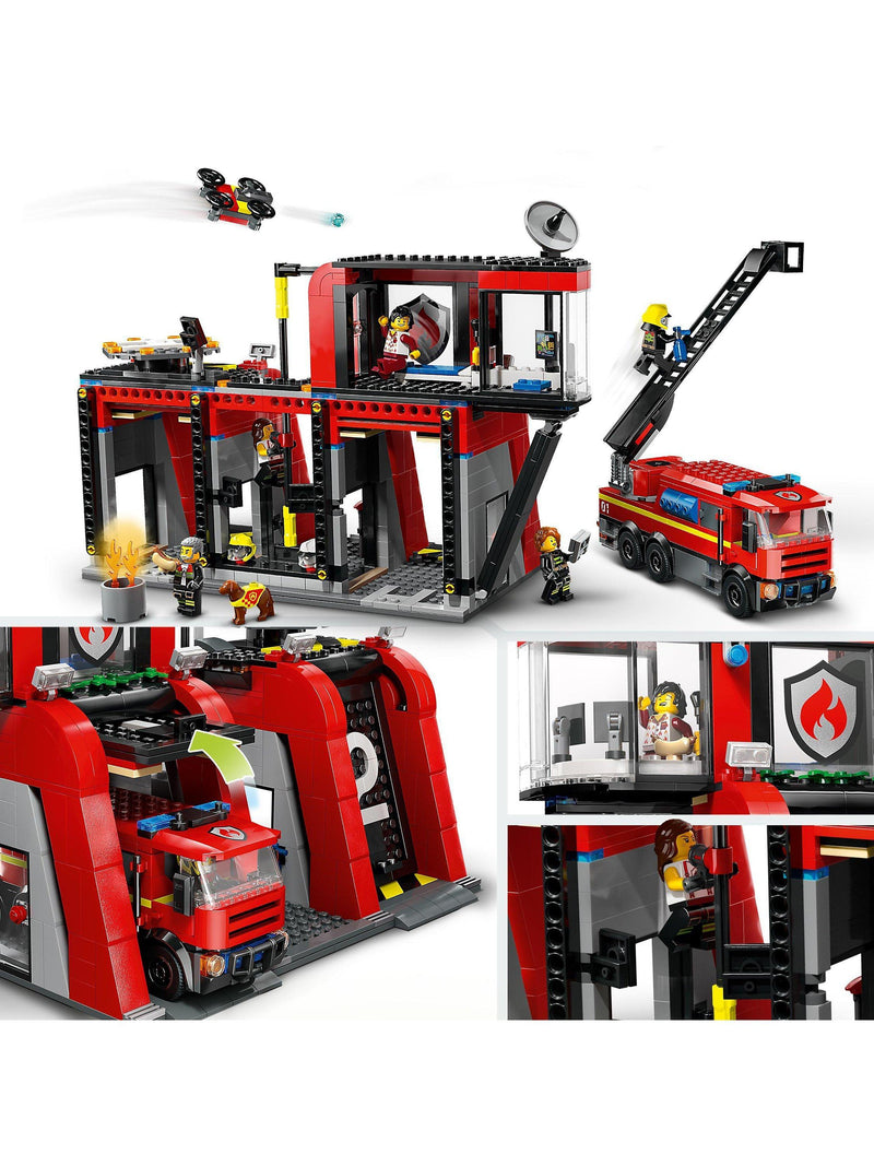 LEGO City Fire Station toy playset, UK version