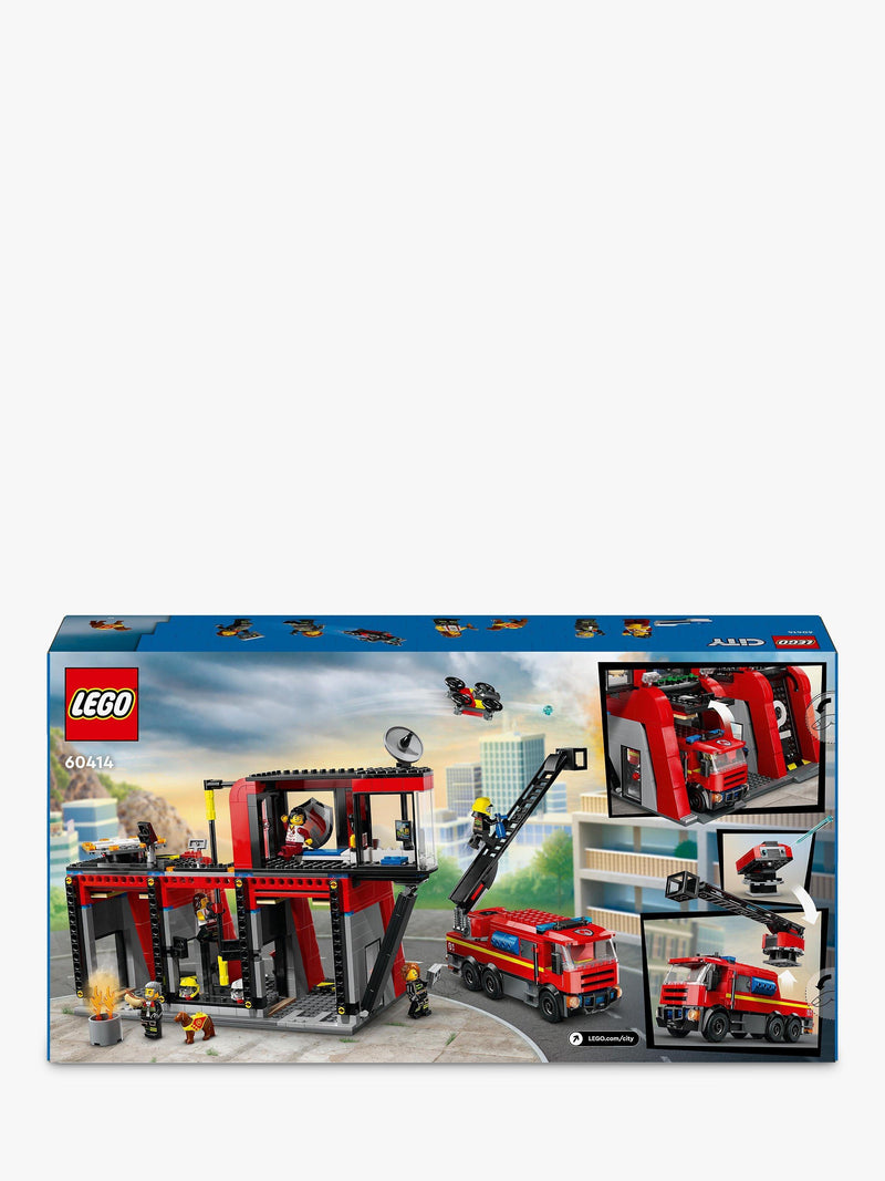 LEGO City Fire Station toy playset, UK version