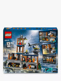 LEGO police prison island building set with helicopter and minifigures 980 pieces, UK version