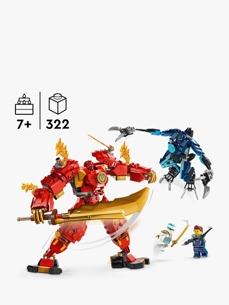 LEGO Ninjago Kai's Elemental Fire Mech 322 pieces - British product