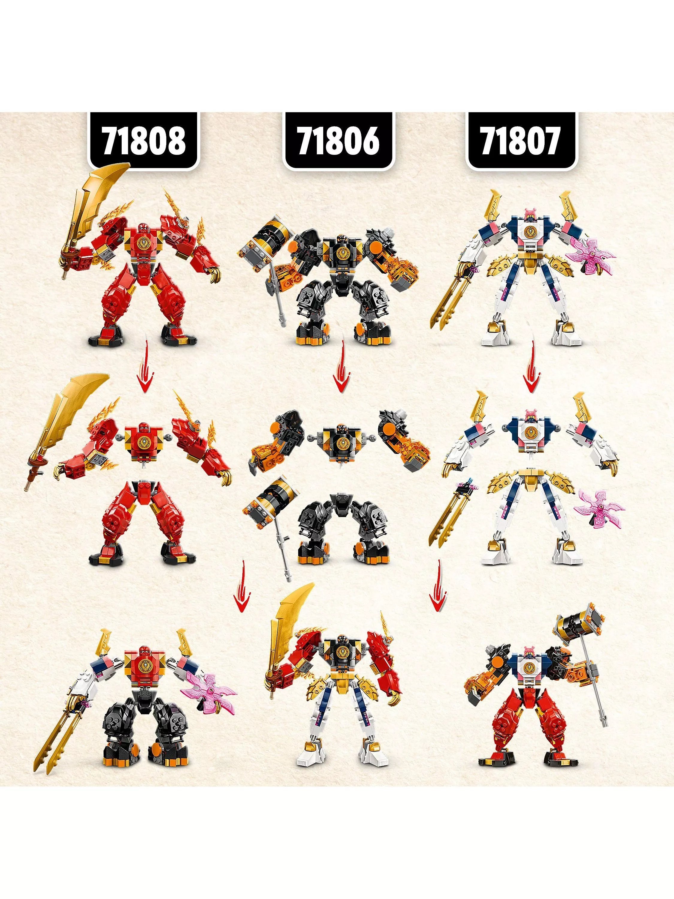 LEGO Ninjago Kai's Elemental Fire Mech 322 pieces - British product