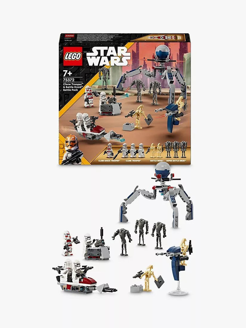 LEGO Star Wars Clone Trooper & Battle Droid battle pack 215 pieces, UK version
