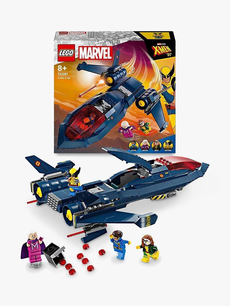 Lego Marvel X Men X Jet Buildable Toy Plane Model Set 76281
