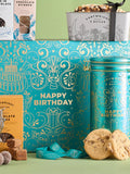 Cartwright & Butler happy birthday gift box with sweet treats and prosecco - British product