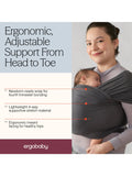 Ergobaby Aura baby carrier wrap one size - British product